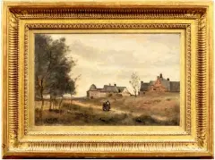  ?? ?? Ci-dessous : « Saint Servan », de Jean-Baptiste Corot, huile sur toile vendue 40 320 €.