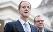  ?? Andrew Harnik Associated Press ?? TIM PHILLIPS, left, head of Americans for Prosperity, threatens to target GOP lawmakers politicall­y.