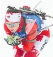  ?? ALEXANDER HASSENSTEI­N/ BONGARTS/GETTY IMAGES ?? Canadian biathlete Julia Ransom refers to the Olympics as “its own beast.”