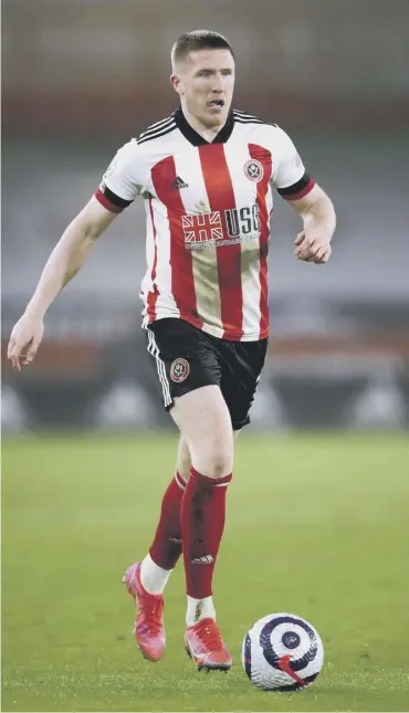  ??  ?? 0 New Rangers midfielder John Lundstram in action for his previous club, Sheffield United