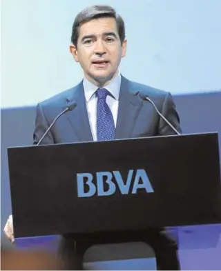  ?? ERNESTO AGUDO ?? El presidente de BBVA, Carlos Torres