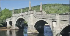  ?? ?? General Wade’s Aberfeldy Bridge over the River Tay.