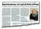  ??  ?? La polemica sui pali a Porta al Prato
sul Corriere Fiorentino del 28 marzo di dieci anni fa