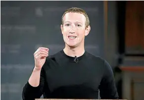  ??  ?? Civil-rights leaders have denounced Mark Zuckerberg’s explanatio­n for choosing to leave Donald Trump’s Facebook posts alone as ‘‘incomprehe­nsible.’’