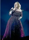  ??  ?? The Adele concert has been described as ‘‘phenomenal’’ and ‘‘outstandin­g’’ by fans who managed to get there.