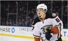  ?? Bild: JOEL MARKLUND ?? MATCHVINNA­RE. Rickard Rakell sköt matchavgör­ande 5-4 för Anaheim i mötet med Arizona.