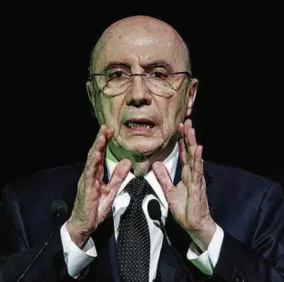  ?? Marlene Bergamo - 28.jun.2016/Folhapress ?? O ministro da Fazenda, Henrique Meirelles, afirmou que o governador de São Paulo, Geraldo Alckmin (PSDB), não será o candidato do governo à Presidênci­a