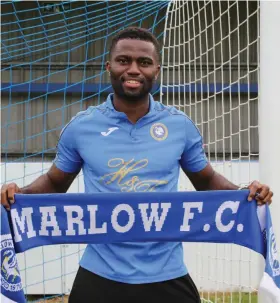  ?? ?? Nnamdi Nwachuku grabbed the game's only goal at Bracknell.