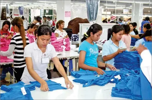  ??  ?? Labour ministry spokesman Heng Sour said 50 factories across the Kingdom suspended operations in the past few weeks, affecting 20,940 workers. Seventeen of these plants have already resumed operations.