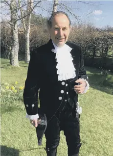  ?? ?? Neil Hart, the High Sheriff of West Sussex for 2021-22