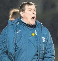  ??  ?? St Johnstone gaffer Tommy Wright.