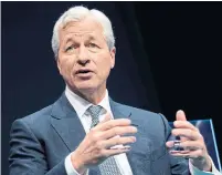  ?? JIM WATSON AFP/GETTY IMAGES FILE PHOTO ?? JPMorgan’s Jamie Dimon was just one of the powerhouse players who released a 300-word statement this week that professed to update the principles of a corporatio­n.