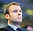  ?? Foto: AP ?? Emmanuel Macron fordert eine harte Antwort der Europäer.