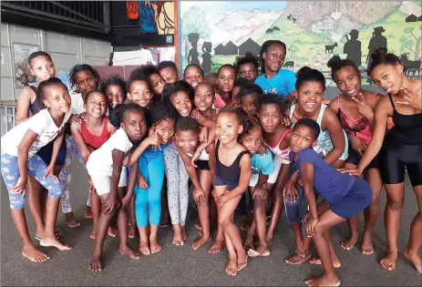  ??  ?? DANCING DELIGHTS: Amoyo Dance School caters for children in Imizamo Yethu township in Hout Bay by giving them encouragem­ent, motivation and support through classes in performing arts.