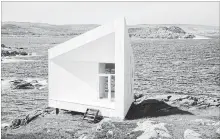  ?? MIKE WERT THE CANADIAN PRESS ?? An artist’s studio on Fogo Island called Squish (meaning off-kilter).