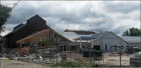  ?? PHOTO PROVIDED BY GROTH DESIGN GROUP / MILWAUKEE, WI. ?? The new First Lutheran Church in Lorain is now fully enclosed.