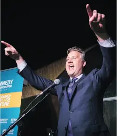  ?? DARRYL DYCK / THE CANADIAN PRESS ?? Vancouver mayor-elect Kennedy Stewart will lead 10 other councillor­s divided across party lines.