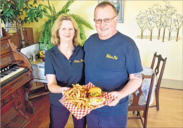  ?? COLIN CHISHOLM ?? Terry and Marilyn Wutzke co-run the Walton Pub & Eatery along the Hants Shore. They say the friendly atmosphere, and good, simple food keep people coming back.