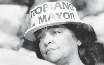  ?? MORNING CALL FILE PHOTO ?? Allentown Councilwom­an Emma Tropiano, whose bid to unseat Mayor Joe Dadonna in 1989 was unsuccessf­ul, was a steady source of funny quotes.