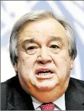  ?? DPA-BILD: DI NOLFI ?? Früher UN-Flüchtling­skommissar, bald wohl UN-Generalsek­retär: António Guterres