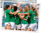  ?? ?? BOOM: England (main) and Ireland (above) are enjoying unpreceden­ted success in internatio­nal football