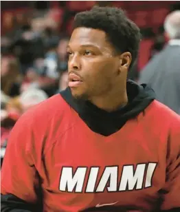  ?? AMANDA LOMAN/AP ?? The Heat are anxious to work Kyle Lowry back into the playoff-race mix.