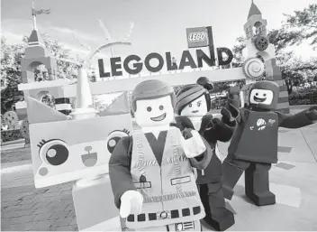  ?? CHIP LITHERLAND LEGOLAND ?? When Legoland reopens, characters will be available for socially distanced meet-and-greets.