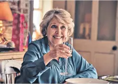  ??  ?? Cheers: Anne Reid, who plays the caustic Celia, has had an excellent 12 months on TV