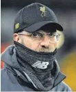  ?? FOTO: DPA ?? Niederlage ohne neun Spieler: Jürgen Klopp ist bedient.