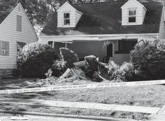  ?? WEWS-TV / Associated Press ?? The home in South Euclid, Ohio, where two brothers were found dead of self-inflicted gunshot wounds on Aug. 11. Their father, Dr. Richard Warn, 59, was found dead by his wife on Aug. 9.