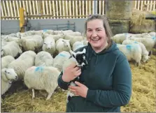  ?? Photograph: Mark Runnacles/PA Wire. ?? Chloe Malcolm, 25, has been appointed as manager of one of Scotland’s biggest upland farming operations.