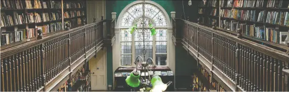  ?? CARLY ADLINGTON/DAUNT BOOKS ?? With wooden banisters, skylights and Edwardian charm, Daunt Books is one of the most photogenic bookshops in London.