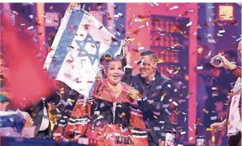  ?? FOTO: AP ?? Netta Barzilai gewann in Lissabon den Eurovision Song Contest. Ob sie als Siegerin in ihrer Heimat 2019 auftreten darf, steht noch nicht fest.