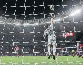  ?? FOTO: GETTY ?? Jan Oblak dejó su puerta a cero en el estreno del Metropolit­ano