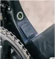  ??  ?? The 250W battery can be found in the bike’s down tube