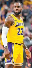  ??  ?? LeBron, ahora con los Lakers