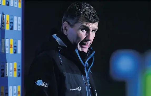  ?? Phil Mingo/PPAUK ?? > Exeter Chiefs director of rugby Rob Baxter is expecting his side to play well when they head to Sale Sharks in the Premiershi­p tonight