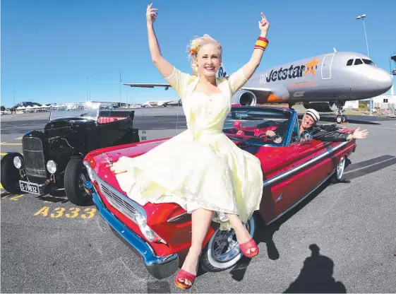  ?? Picture: JASON O’BRIEN ?? Chrissy and Ray Keepence are ready to welcome the thousands of visitors expected to arrive on the Gold Coast for Cooly Rocks On.