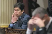  ?? Rich Pedroncell­i / Associated Press ?? Kevin de León leads the state Senate, which has killed a harassment bill in each of the past four years.