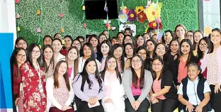  ?? ?? Una de sus metas es alcanzar un mejor equilibrio de género, por lo que cuenta con programas para apoyar el desarrollo de las mujeres.