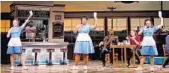  ?? JOAN MARCUS/COURTESY ?? Desi Oakley, Charity Angel Dawson and Lenne Klingaman are part of the national tour of “Waitress,” playing Fort Lauderdale’s Broward Center for the Performing Arts on April 11-22.