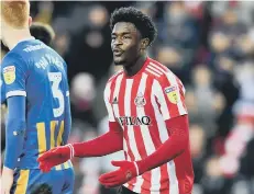  ??  ?? Sunderland striker Josh Maja.