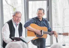  ?? FOTO: DIETMAR HERMANUTZ ?? Hanno Kluge (links) und Anton Tauscher.