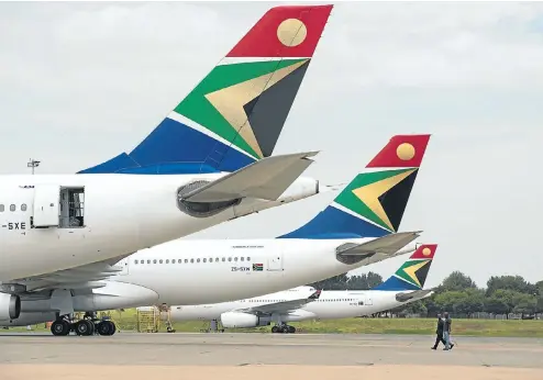  ?? Picture: Getty Images ?? For several African countries, SAA is their de facto national airline. The South African national carrier services 25 routes on the continent, even after dropping unprofitab­le West African destinatio­ns in an effort to cut costs.