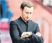  ??  ?? Hearts have called time on Ian Cathro.