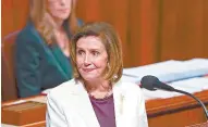  ?? ?? Nancy Pelosi aseguró que no buscará la reelección como líder de su bancada porque es hora de que una nueva generación los guíe./AP