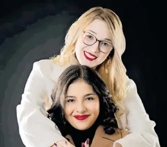  ?? FOTOS: LORENA ORTEGA ?? Janeth Gutiérrez y Ryle Mcfarland disfrutan de una hermosa amistad
Sofía Morales