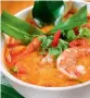  ??  ?? tom Yum Goong A shrimp clear, sour soup flavoured with fragrant lemon grass, fresh galangal root, and kaffir lime leaf.