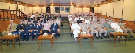  ??  ?? The Omani-us Joint Military Committee in session.