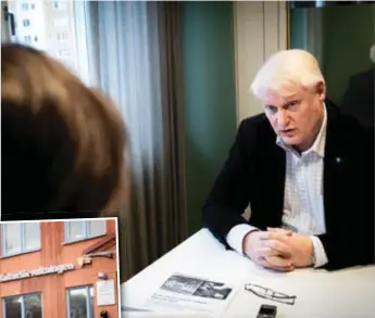  ?? FOTO: JANNIE FLODMAN ?? GOTT HOPP. Kulturdire­ktör Robert Olsson vill få verksamhet­en att gå ihop utan att behöva säga upp anställda, trots mindre plånbok. Totalt har Kulturförv­altningen omkring 1 000 tjänsteper­soner, huvudkonto­ret ligger i Rinkeby.